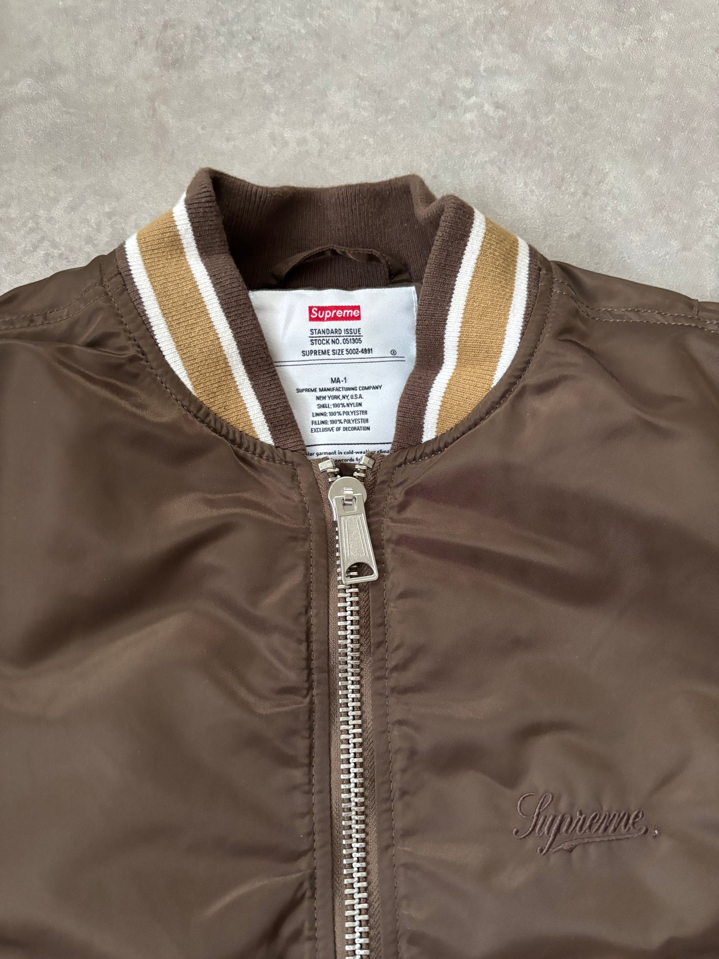 Supreme Second To None MA-1 Jacket (Str. S)