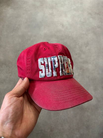 Supreme Embroidered Money Logo 6-Panel Hat