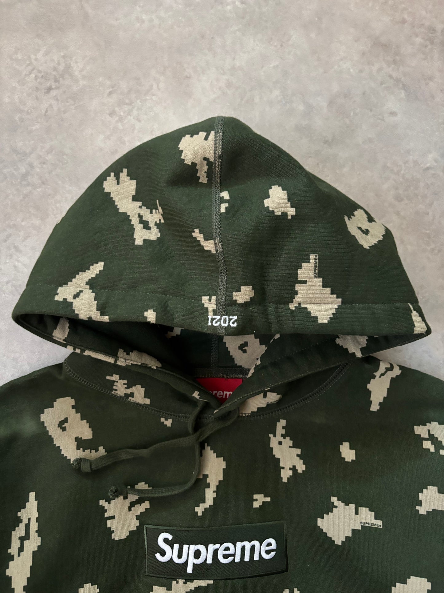 Supreme Box Logo Hooded Sweatshirt (Str. M)