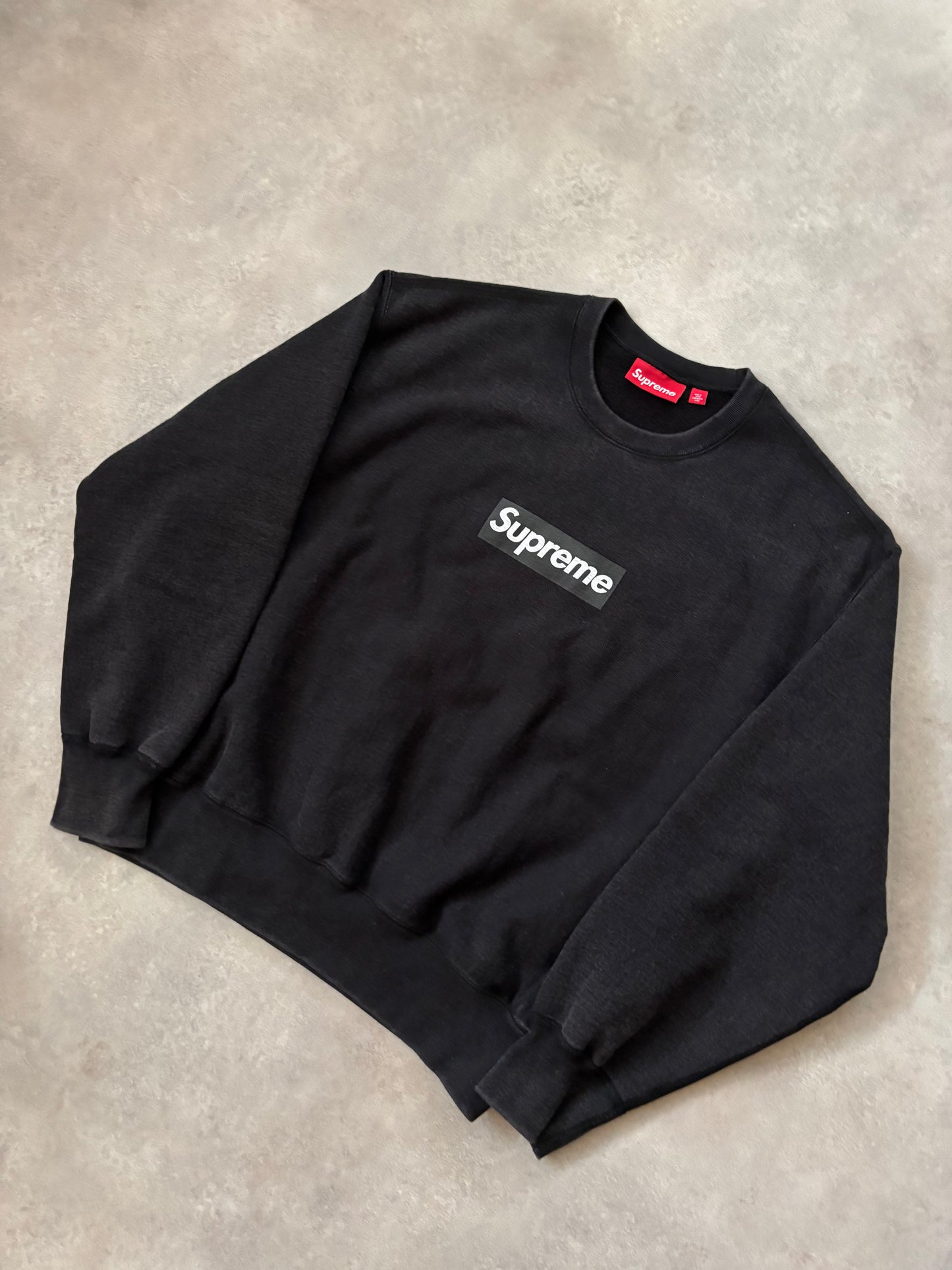 Supreme Washed Box Logo Crewneck (Str. S)
