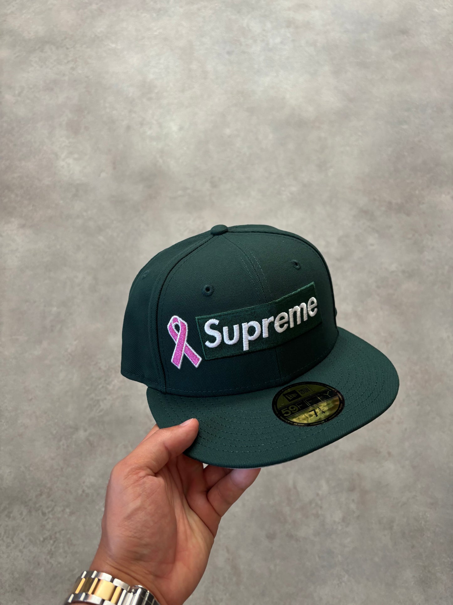 Supreme Breast Cancer Awareness Box Logo Cap (Str. 7-1/4)