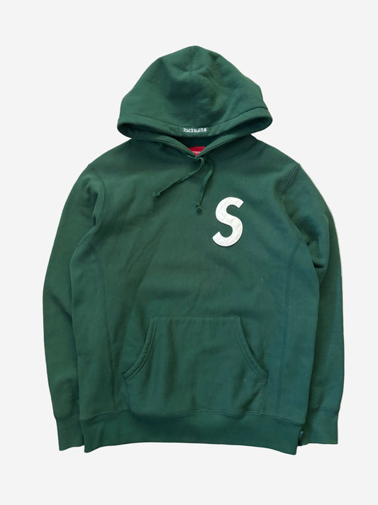 Supreme S Logo Hooded Sweatshirt (Str. M)