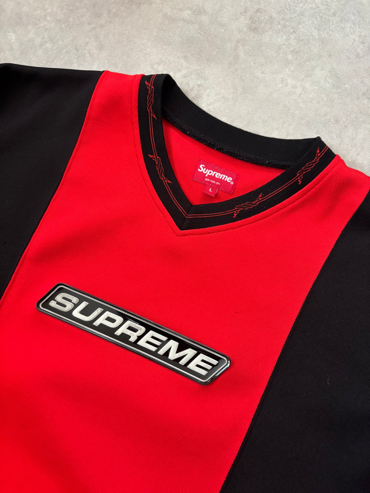 Supreme Barbed Wire Moto Jersey (Str. L)