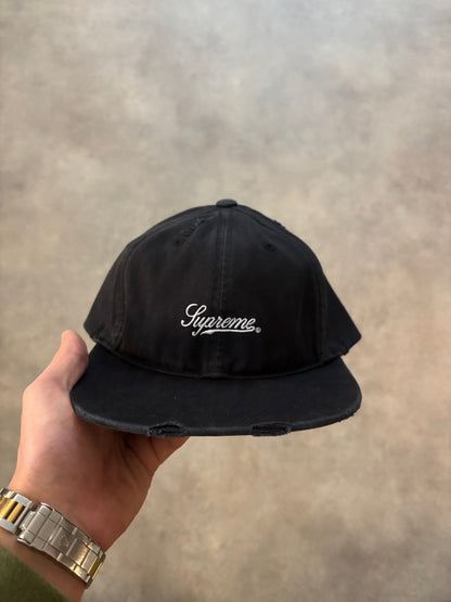 Supreme Distressed Script 6-Panel
