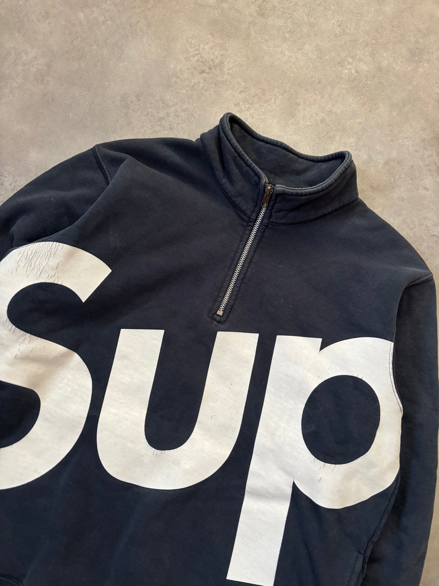 Supreme Sup Half Zip Pullover (Str. L)