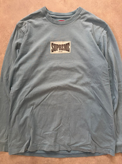 Supreme Woven Label L/S Top (Str. M)