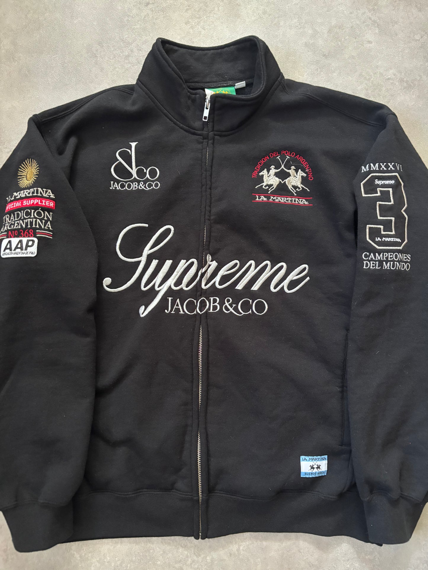 Supreme La Martina Zip Up Sweatshirt (Str. M)