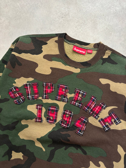 Supreme Plaid Arc Crewneck (Str. M)