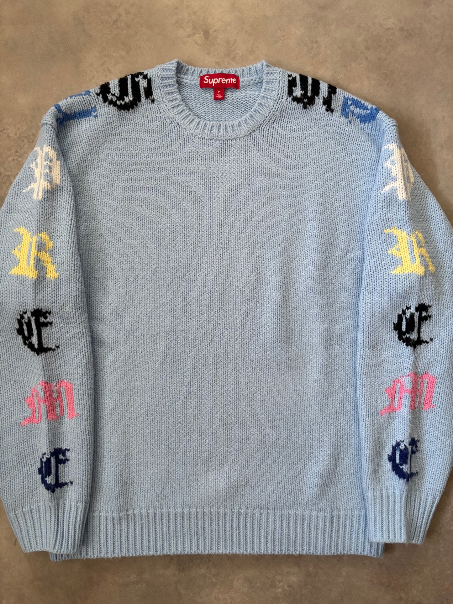 Supreme Old English Sleeves Sweater (Str. M)