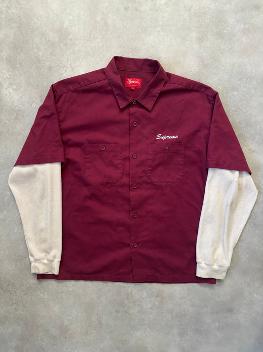 Supreme Double Sleeve Skjorte (Str. L)