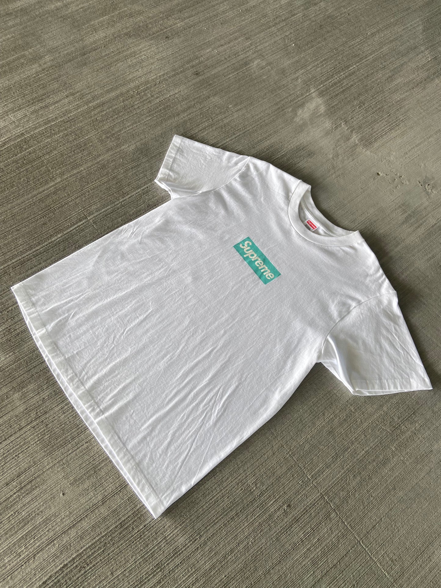 Supreme x Tiffany Box Logo Tee (Str. M)